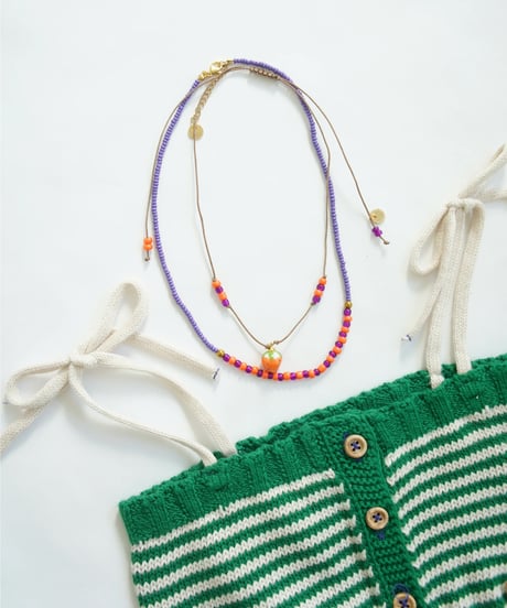 piupiuchick / knitted top w|straps