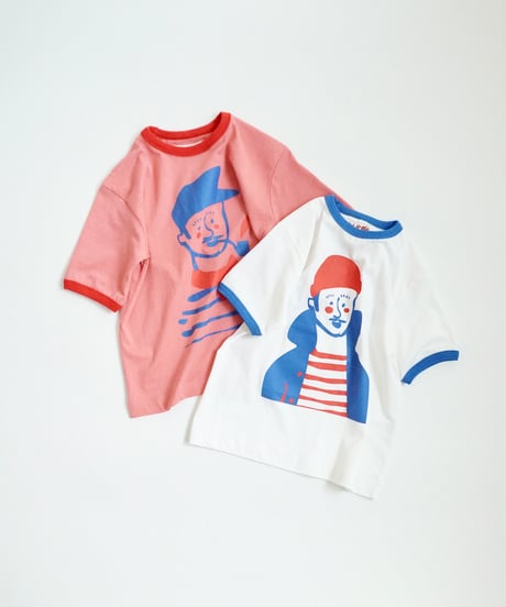 FISH & KIDS x TITO / CONTRAST COLOR T-SHIRT
