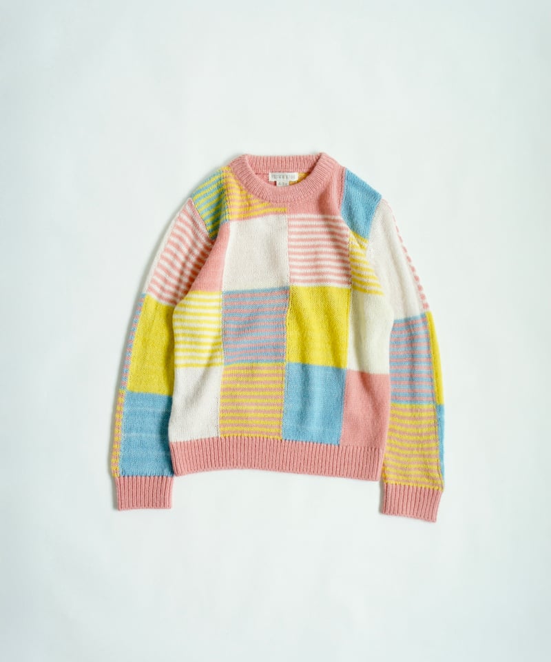 FISH & KIDS / PATCHWORK PASTELS SWEATER | in th