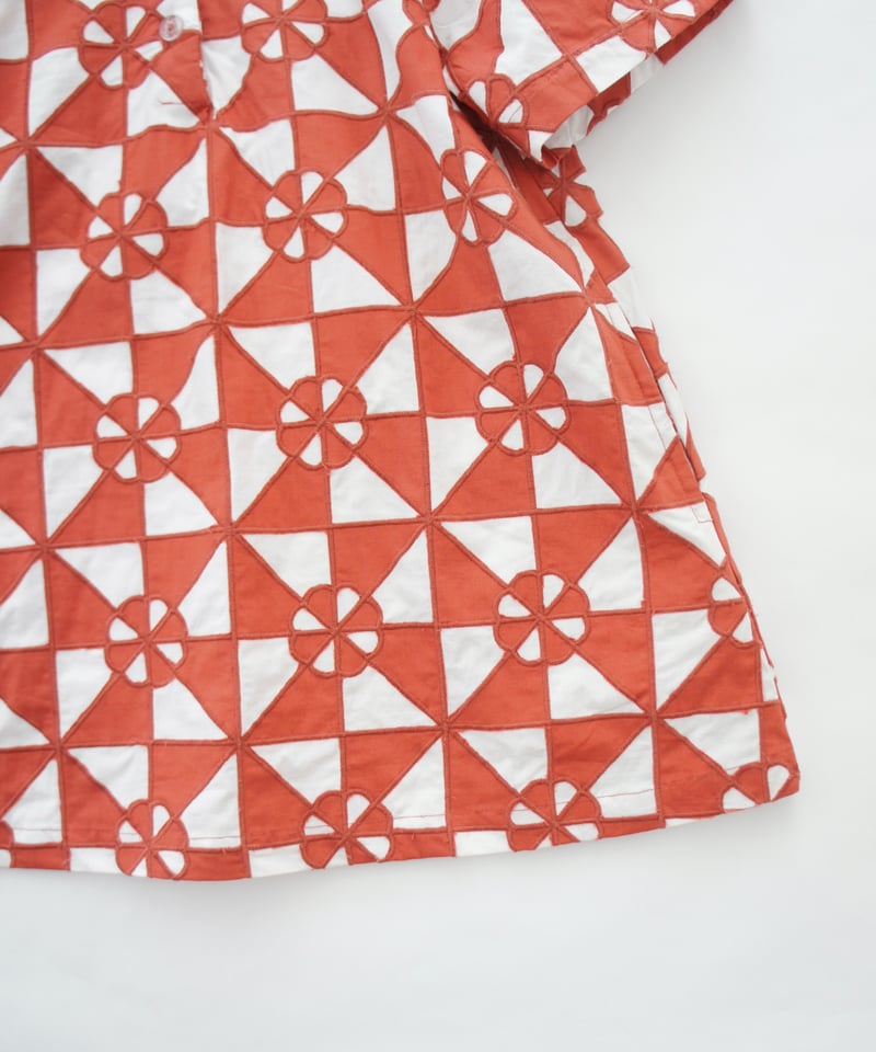 ワンピース FISH&KIDS PATCHWORK DRESS WITH COLLAR FISH & KIDS〛 PATCHWORK DRESS WITH COLLAR (Kids and Women