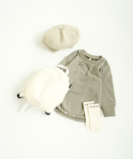MOUN TEN. / STRETCH SWEAT CREWNECK (for baby)