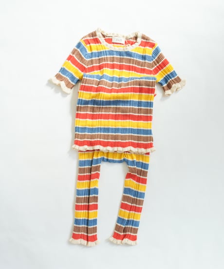 süß (suess) / Multi Border knit tops