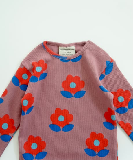 the campamento / BIG FLOWER ROMPERS (for baby)