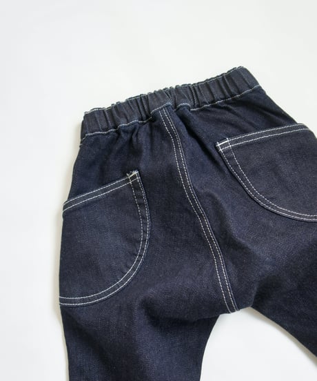 MOUN TEN. / FRONT TUCK ORGANIC JEANS (for baby)