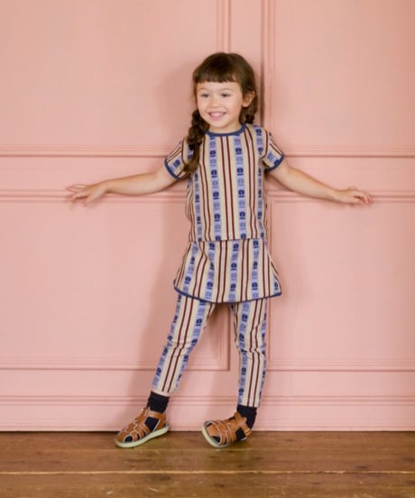 & pal / RETRO STRIPE TEE SHIRT