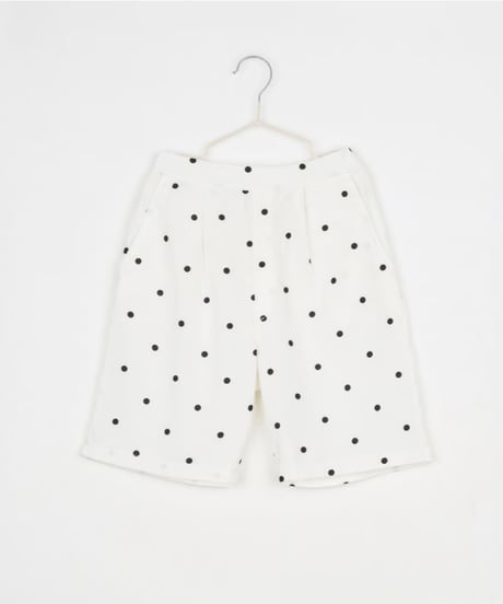 TOM & BOY / WASHED SHORT PANTS  POLKA DOT