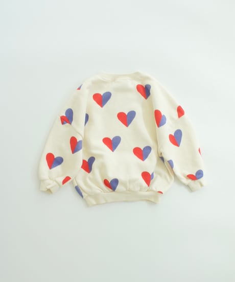 the campamento / BICOLOR HEART SWEAT