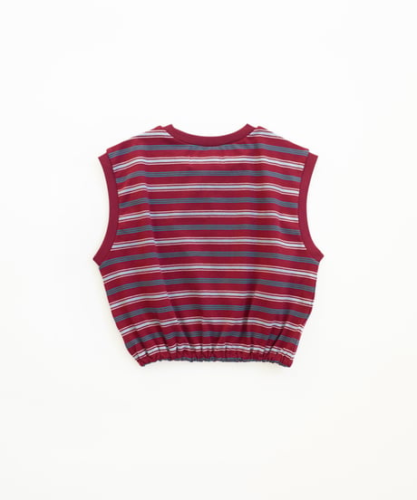 & pal / BORDER FRENCH SLEEVE
