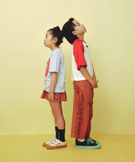 folk made / FRILL MOTIF PANTS