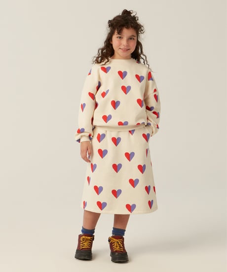 the campamento / BICOLOR HEART SWEAT