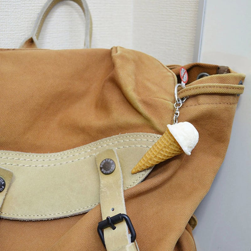 じゃらじゃらキーホルダー バニラアイス チョコ クッキー 73 チョコアイスキーホルダー | IWASAKI Online Shop