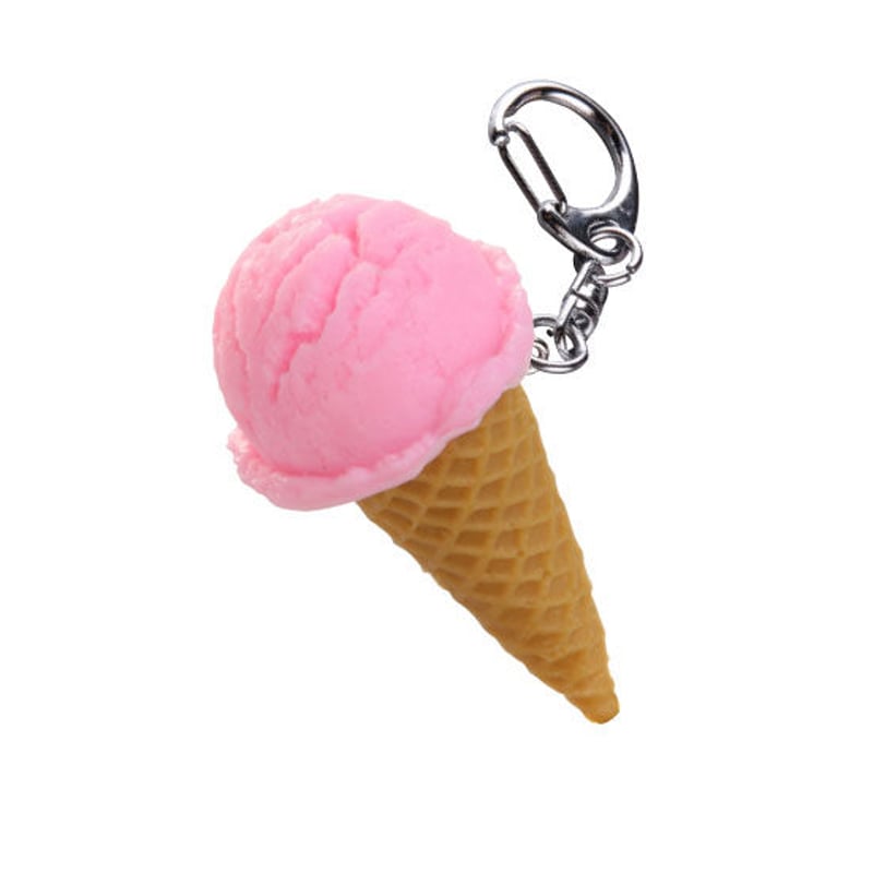 セ*中様 いちごマンキーホルダー◎ キーホルダー いちご レモン レザー風 全2種 1個 2204 keyring