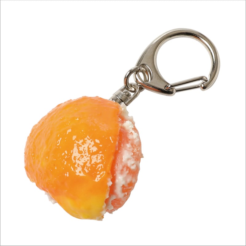 食べかけみかんキーホルダー | IWASAKI Online Shop