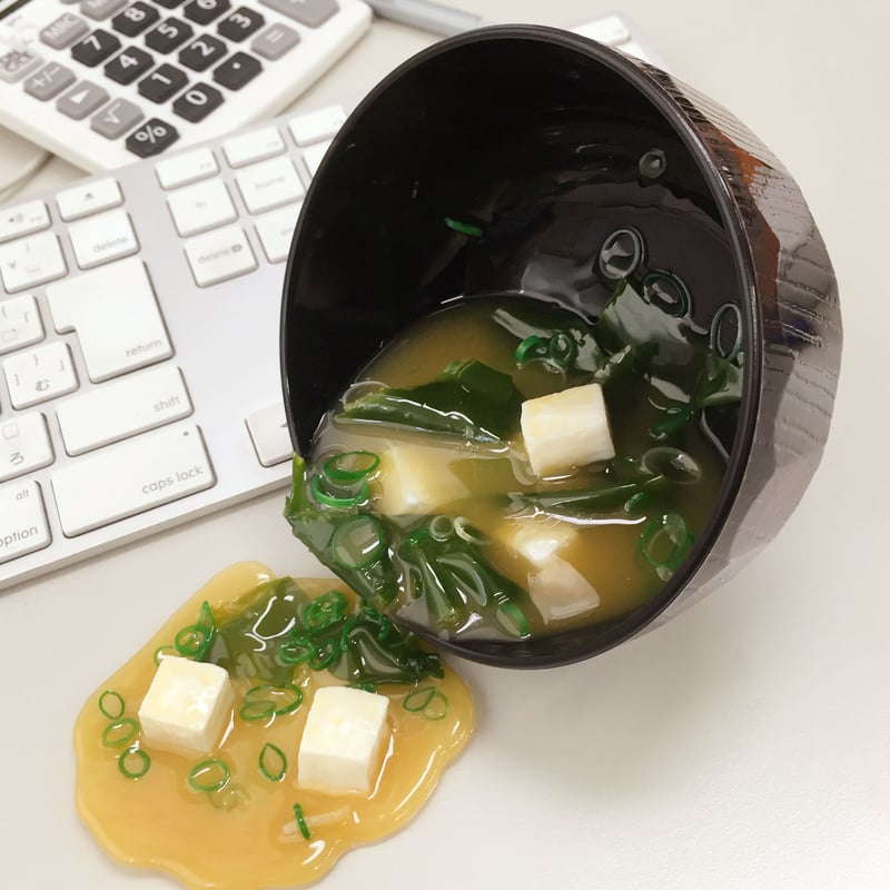 味噌汁スマホスタンド | IWASAKI Online Shop