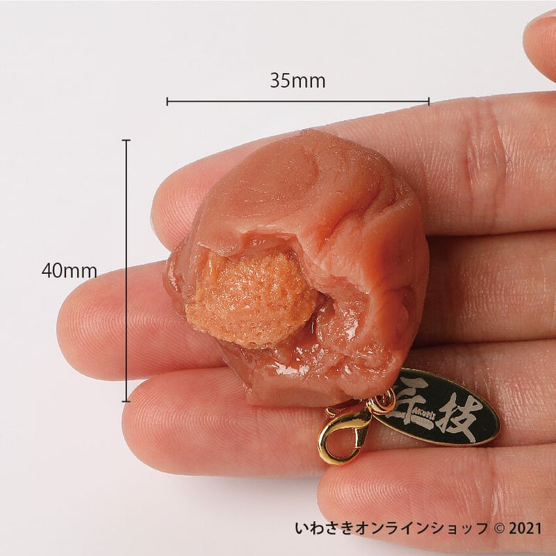 匠技（TAKUMI）キーホルダー 梅干し | IWASAKI Online Shop