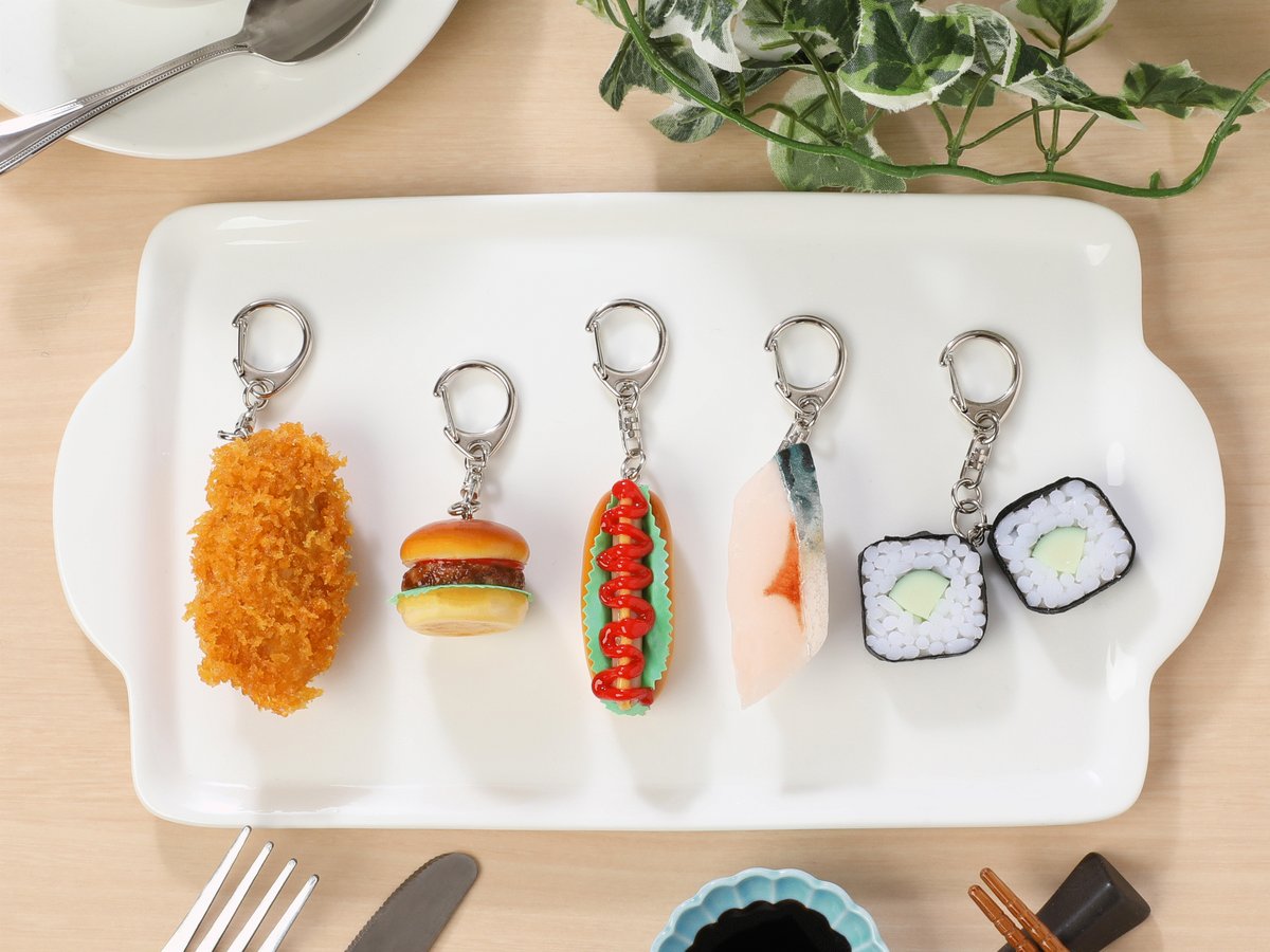 新商品】食品サンプルキーホルダーに新商品追加になりました