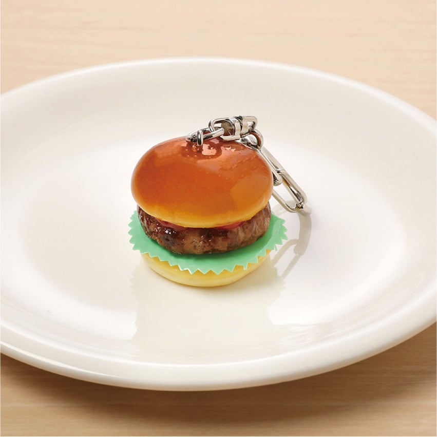 ハンバーガーキーホルダー | IWASAKI Online Shop