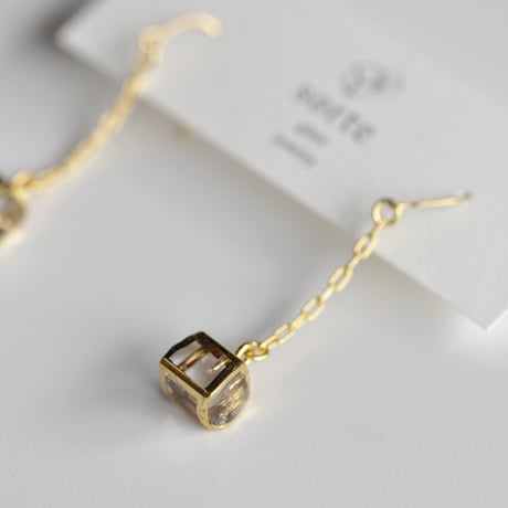 sorte glass jewelry ピアス　SGJ-017P