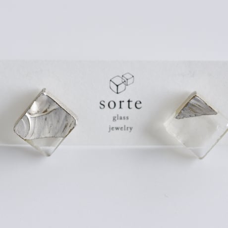 sorte glass jewelry ピアス　SGJ-102S