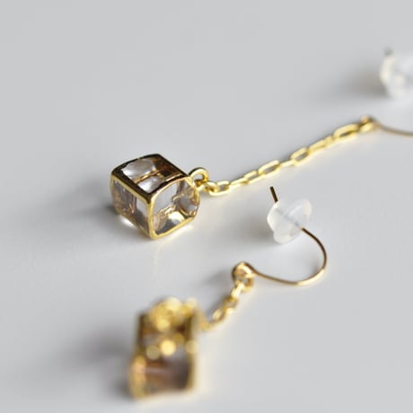 sorte glass jewelry ピアス　SGJ-017P