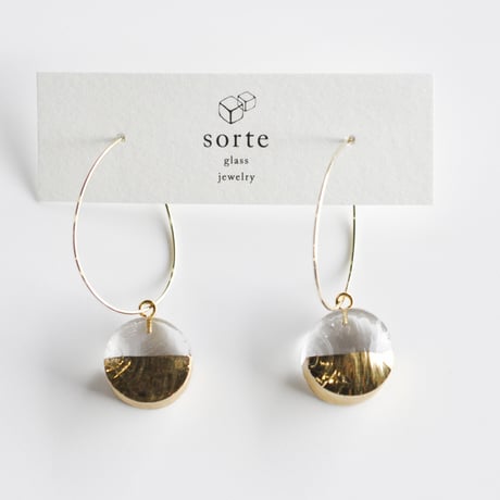 sorte glass jewelry ピアス　SGJ-011CI