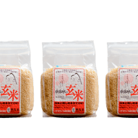 ご家庭の炊飯器で簡単に炊ける「無洗米　卑弥呼の玄米」　１ｋｇ×３