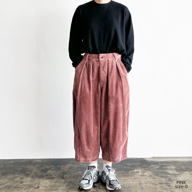 BIG CORDUROY CIRCUS PANTS ビッグコーデュロイ サーカスパンツ A