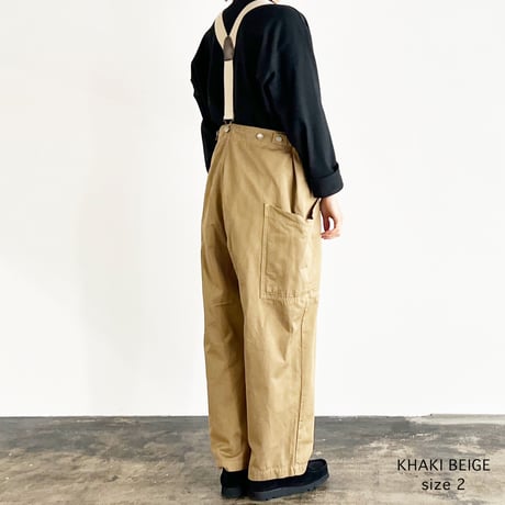 SUSPENDER GARDEN PANTS CHINO  チノ サスペンダーガーデンパンツ  A12402