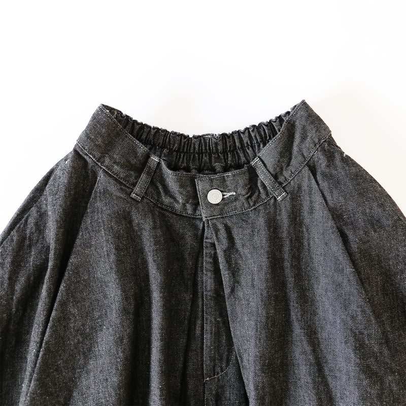 Carmen様ブラック1スカート BLACK DENIM CARMEN SKIRT / BLACK ONE WASH ブラックデ