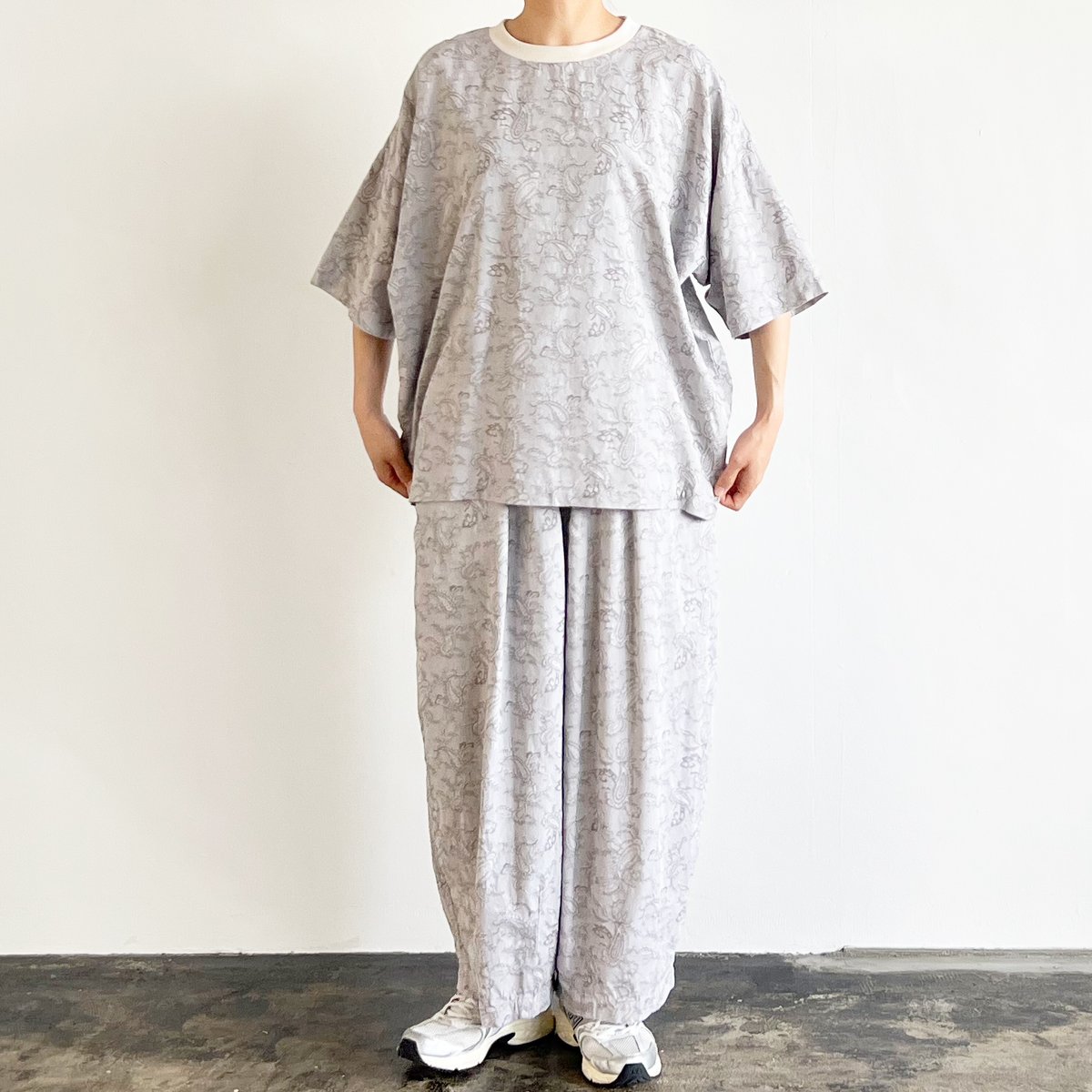 JACQUARD PAISLEY S/S PULLOVER （ジャガードペイズリー 半袖プルオ