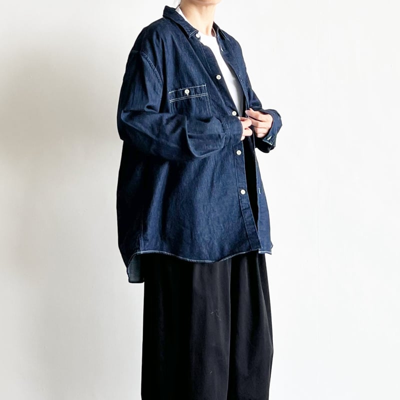 DENIM WORK SHIRT(デニム ワークシャツ )A32311 | HARVESTY DENIM WORK SHIRT(デニム ワークシャツ )A32311 | HARVESTY