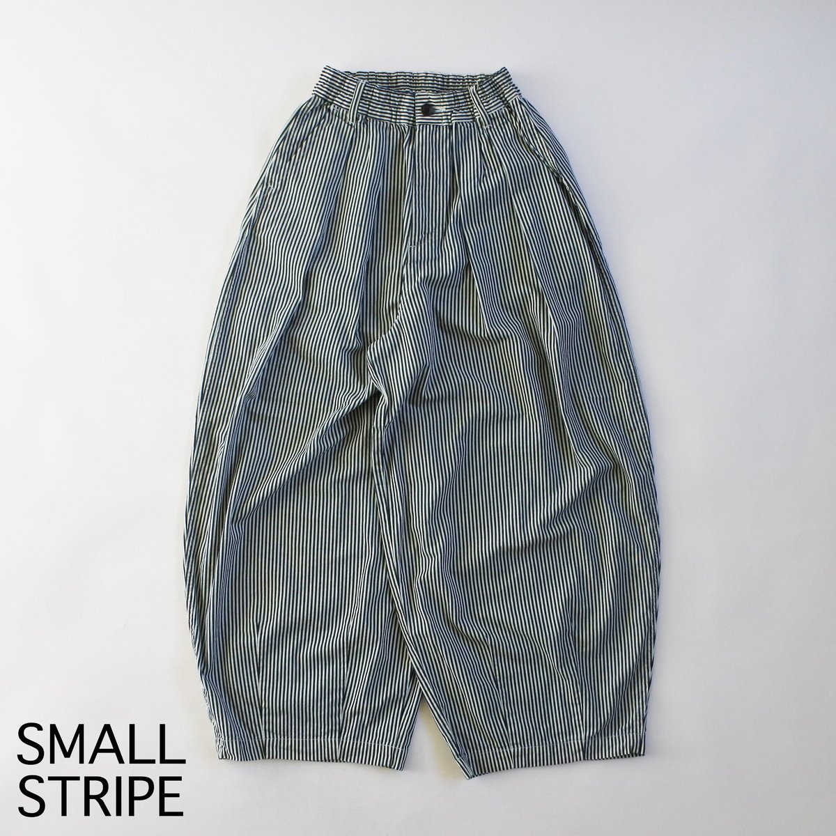 【最終】【美品】HARVESTY　ストライプサーカスパンツ HARVESTY（ハーベスティ）の「HARVESTY/ハーベスティー STRIPE CIRCUS