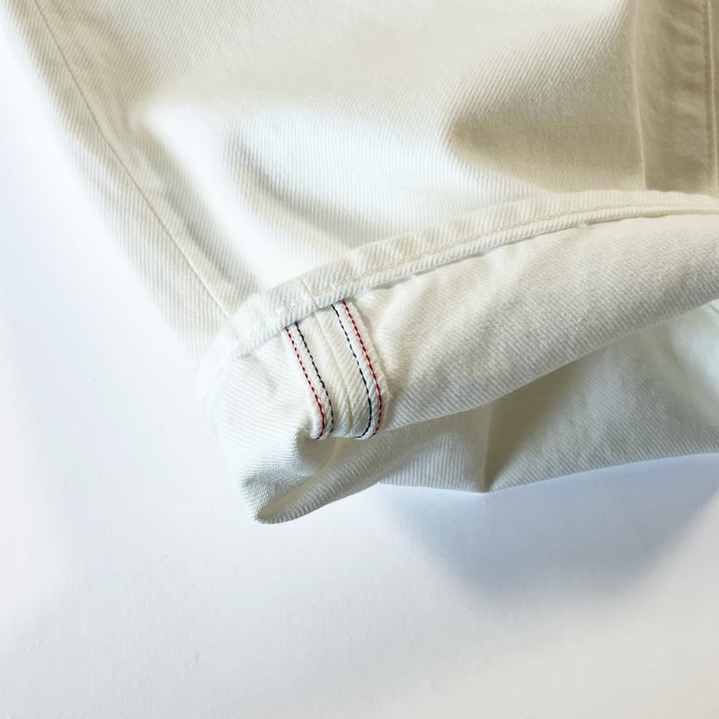 BIG DENIM PANTS WHITE ビッグデニムパンツ ホワイト A12601 |