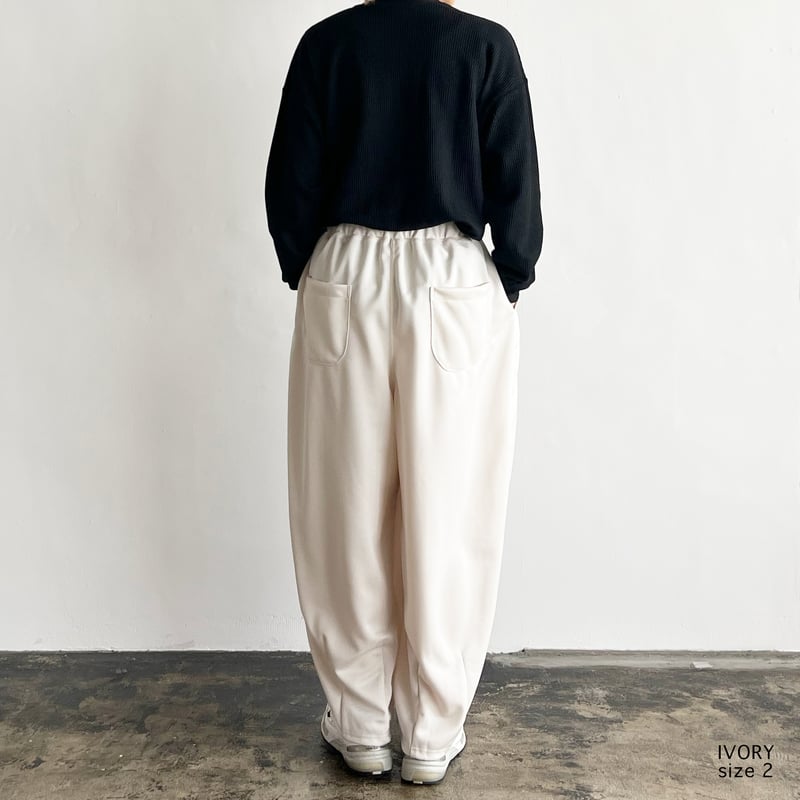 120 PEARLY GATES 異素材 切替 ボア ジョガーパンツ イージー PEARLY GATES（パーリーゲイツ） パンツ 「PEARLY GATES」セーター