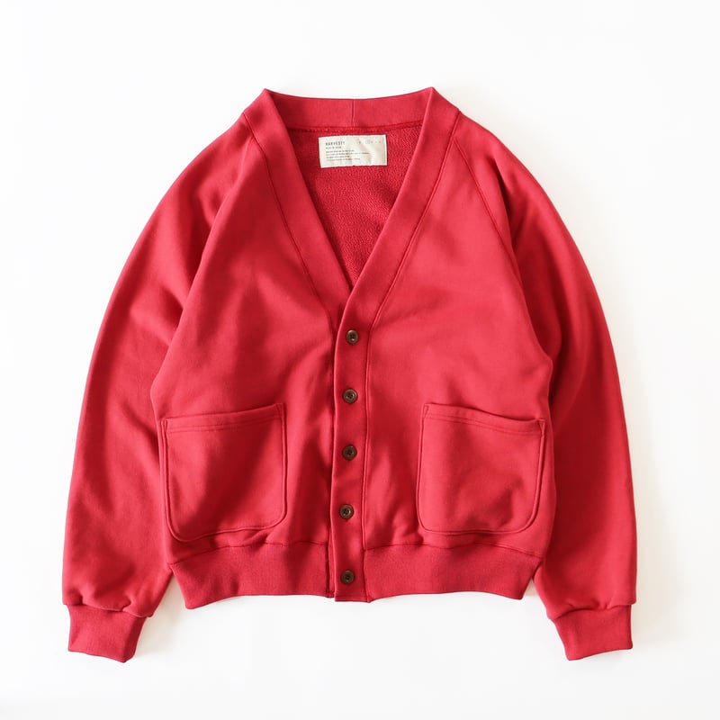 SWEAT CARDIGAN 裏毛スウェット カーディガン A52519 | HARVESTY