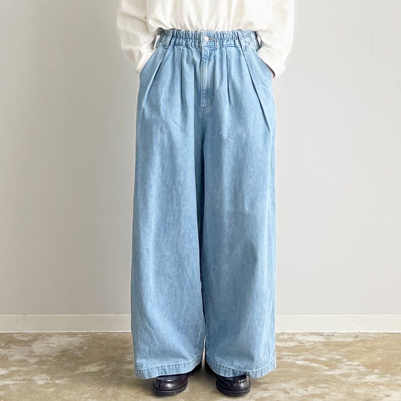 DENIM CIRCUS BAGGY PANTS デニムサーカスバギーパンツ / ライトブルー