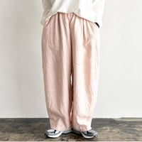 LINEN CANVAS EASY CIRCUS PANTS リネンキャンバス イージーサー