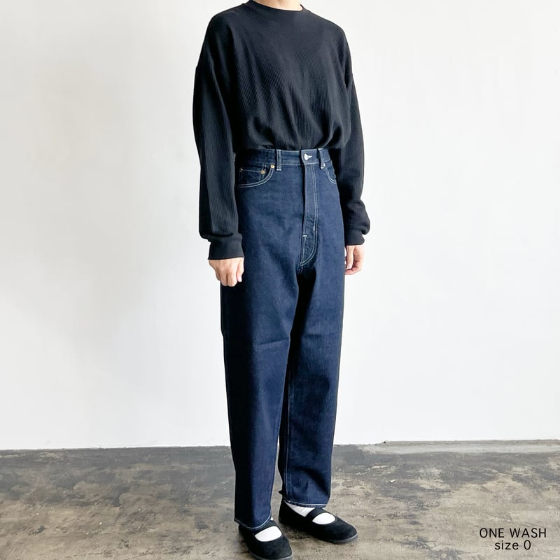 BIG CLASSICAL DENIM PANTS ONE-WASH ビッグクラシカルデニム