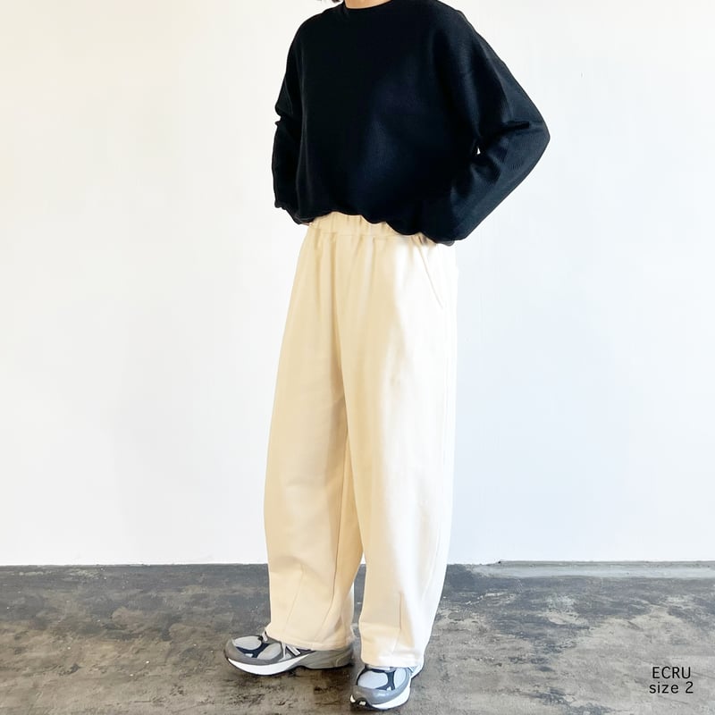 SWEAT EASY CIRCUS NARROW 裏毛スウェット イージーサーカスナロー
