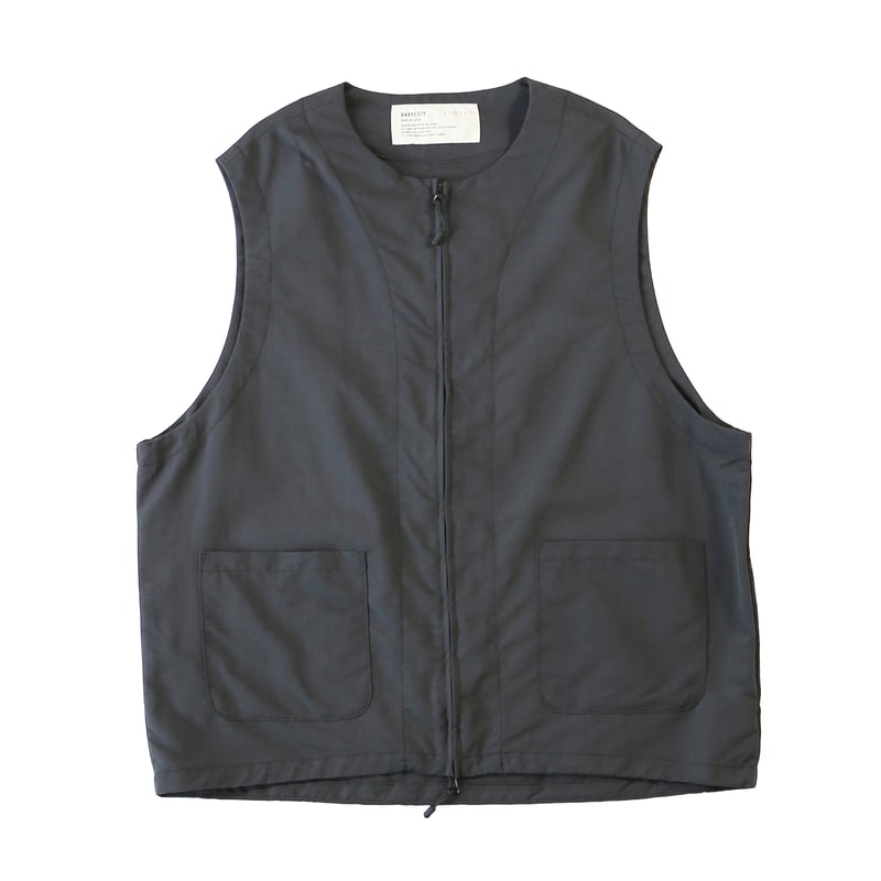 NYLON TUSSAR ZIP VEST ナイロンタッサー ジップベスト A32605