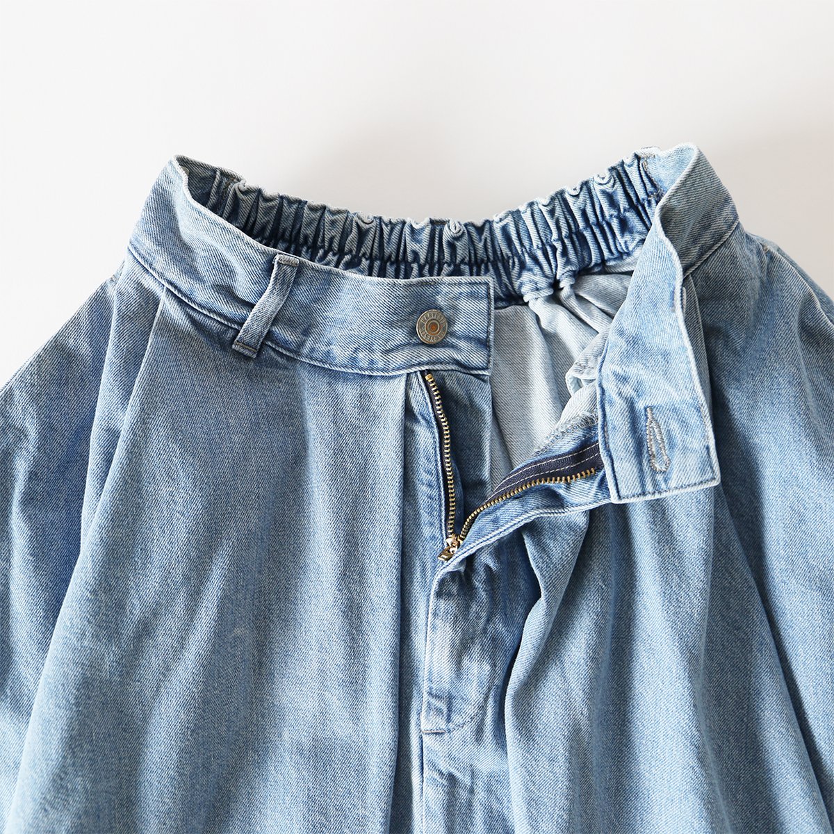 DENIM CARMEN SKIRT / LIGHT BLUE デニムカルメンスカート / ラ