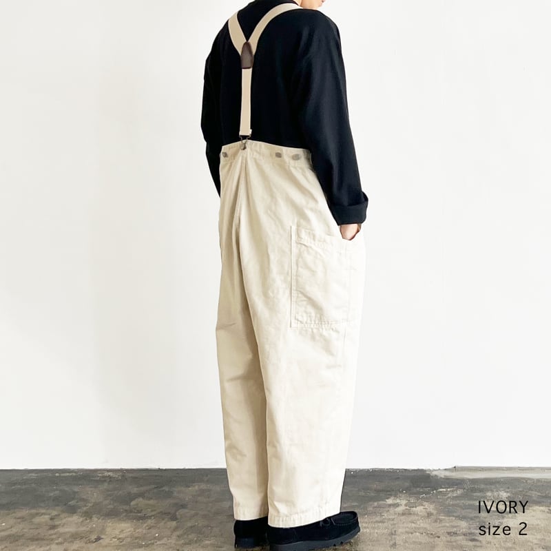 SUSPENDER GARDEN PANTS CHINO チノ サスペンダーガーデンパンツ