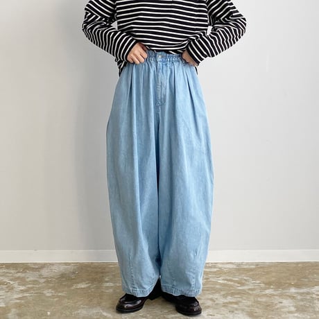 DENIM CIRCUS PANTS　デニムサーカスパンツ / ライトブルー　A11801 -93