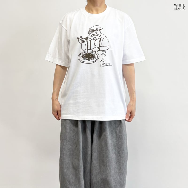 PRINTED BOX TEE【FRONT/FOODIE MAN】 プリントTシャツ A52