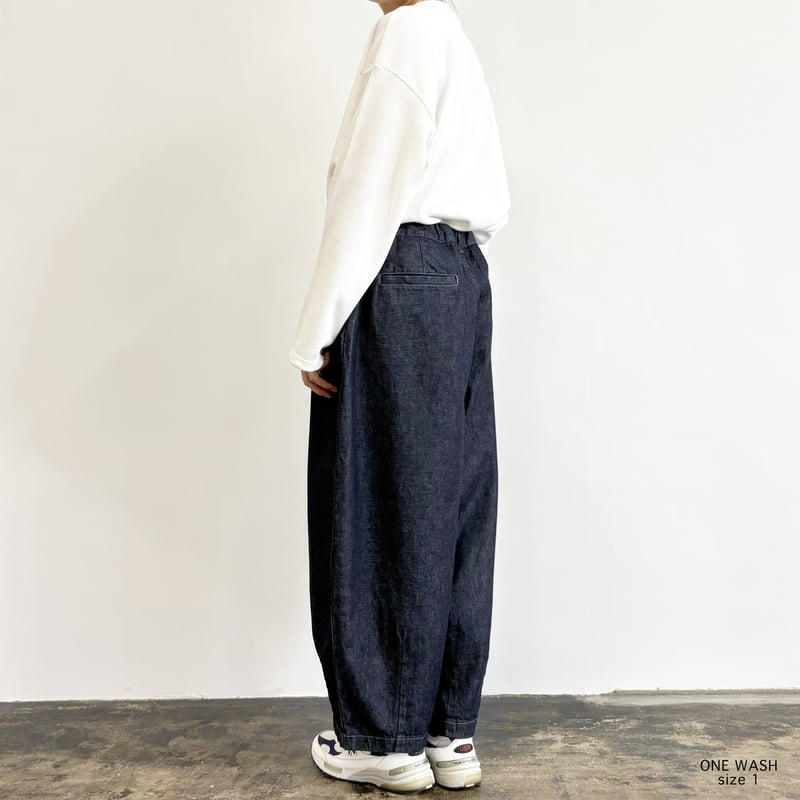 BIG DENIM CIRCUS PANTS (ONE WASH) ビッグデニムサーカスパンツ