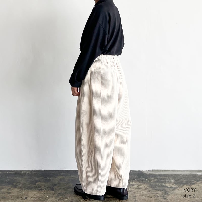 BIG CORDUROY CIRCUS PANTS ビッグコーデュロイ サーカスパンツ A