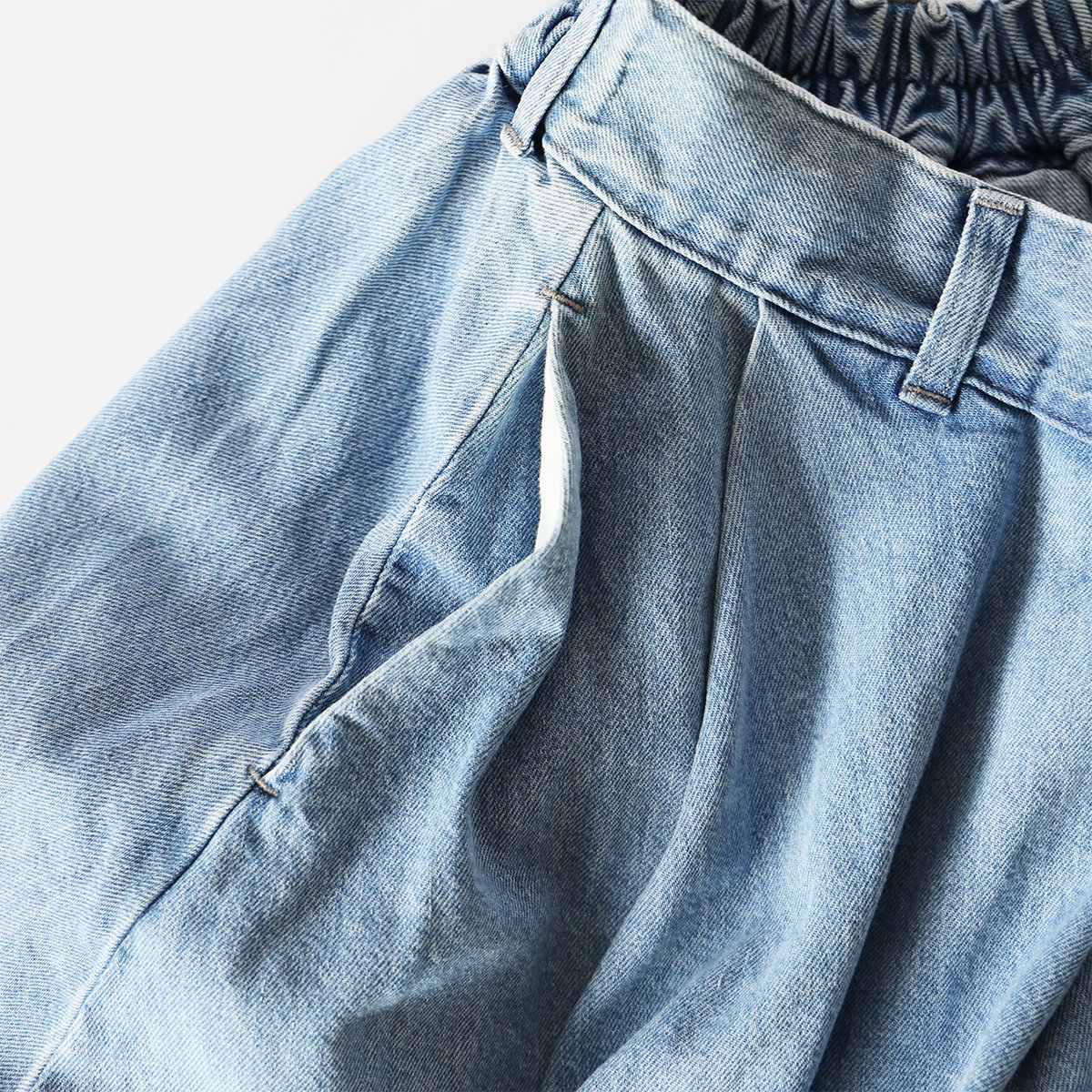 DENIM CARMEN SKIRT / LIGHT BLUE デニムカルメンスカート / ラ