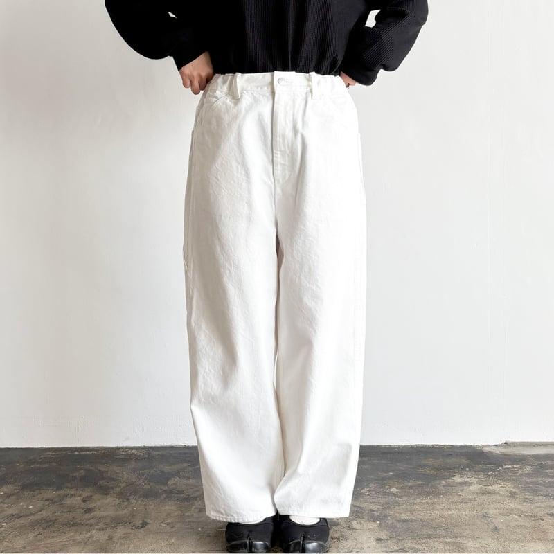 BIG PAINTER DENIM PANTS WHITE ビッグペインターデニムパンツ ホ