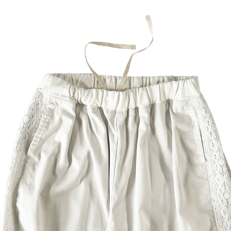LACE SIDE EASY CIRCUS PANTS   サイドレース イージーサーカスパンツ  A12610