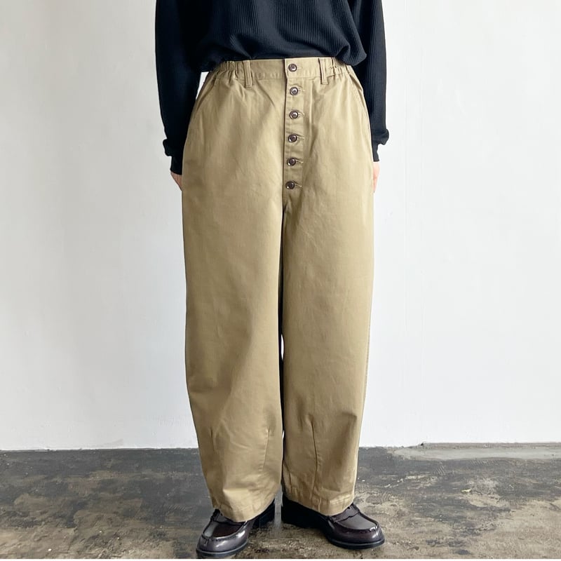 alderheidi 　アイボリーサイズ2　サーカスパンツ 2025秋冬限定色】CIRCUS PANTS_BROWN サーカスパンツ ブラウン A1